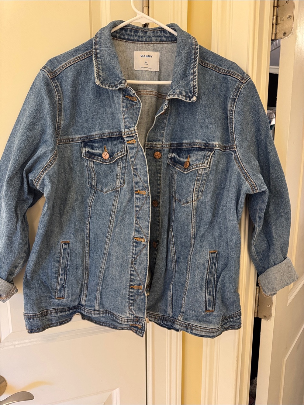 Old Navy Light Blue Relaxed Denim Jacket